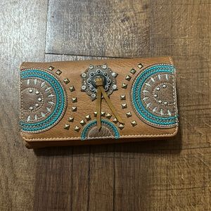 Western Crossbody Wallet